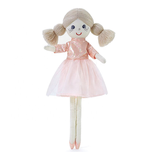Muñeca de moda hecha a mano para bebé, bailarina de peluche suave, Princesa, 100% de tela de algodón, de trapo - Product Image 2