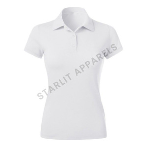 Starlit Apparels Femmes pour Chemises Haute Qualité Design Personnalisé Manches Courtes Tricoté 100% Coton Tissu Respirant Confortable - Product Image 1