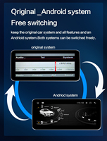 Autoradio 8 cœurs Android 14 pour Audi Q5 2009-2016 avec écran HD, WIFI, 4G, GPS, Navi, Carplay sans fil, amplificateur et RGB