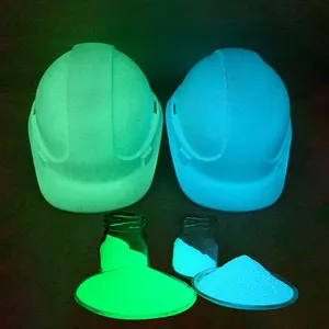 Bagliore nella polvere scura fluorescente polvere stampaggio ad iniezione di pigmento fotoluminescente polvere luminosa per plastica