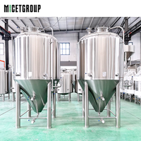 Cuve de Fermentation Conique 1000L en Acier Inoxydable 304 pour Bière Artisanale – Équipement de Brassage pour Brasseries Artisanales et Microbrasseries – Qualité Sanitaire Personnalisable
