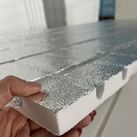 Panneau de chauffage par le sol en aluminium extrudé avec isolation XPS de style rainuré ODM