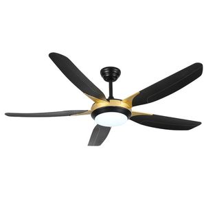 Ceiling Fan Light With Led Integrated Pendant For Living Room And Dining Room Flush Mount 220V Fixed Blade Fan - Product Image 1