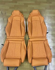 Funda de Asiento de Cuero con Costuras de Diamantes de Lujo para <span class=keywords><strong>Audi</strong></span> <span class=keywords><strong>S</strong></span> <span class=keywords><strong>Line</strong></span> S3 S4 S5 S6 S7 RS3 RS4 RS5 RS6 - Product Image 2