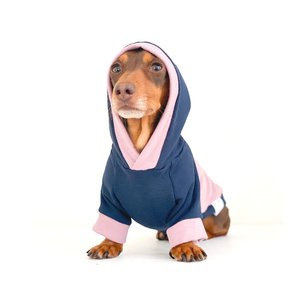 Qiqu Pet Supplies Custom New Designer Bamboo Cotton Warm Fleece <strong>Dog</strong> Hoodie Olive Green Dachshund <strong>Clothes</strong> <strong>Sausage</strong> <strong>Dog</strong> <strong>Clothes</strong> - Product Image 2