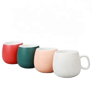 High Quality <b>One</b>-Color Print Ceramic Nordic Mugs Pot-Bellied Design <b>Cup</b> - Product Image 2