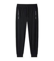 Pantalon Homme Personnalisé Service OEM Soie Glacée Décontracté Chic Été Écologique Séchage Rapide Voyage Pliable Faible Volume