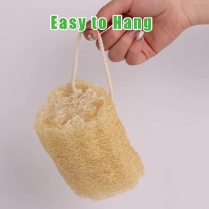 Loofah suave natural del granjero para lavar platos y cepillar ollas y sartenes para eliminar la grasa, toallitas de carne de lufa - Product Image 4