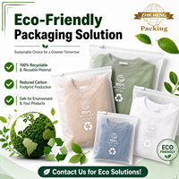 Sacs Ziploc en PVC givré mat personnalisés avec logo GRS Wholesale pour t-shirts, vêtements, emballages biodégradables