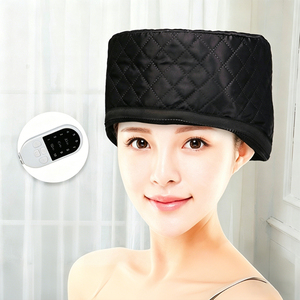 Casque chauffant portable à vapeur thermique pour cheveux noirs, 10 niveaux de chaleur, chauffe rapidement, 3 réglages de temps, pour usage domestique - Product Image 1