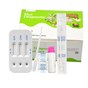 Kit de Prueba Rápida Veterinaria 3 en 1 para ICH, CPV y CDV, Prueba de Antígeno para Distemper, Parvovirus e Influenza Canina - Product Image 3