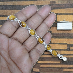 สร้อยข้อมือชุบเงิน แฟชั่นทันสมัย สร้อยข้อมือลายคลื่นน้ำแบบปรับแต่งได้ - Product Image 2