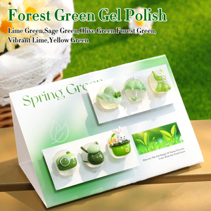 Vernis Gel Couleur Vert Printemps SANS HEMA, Marque Privée, Vente en Gros, Nail Art, 1kg en Vrac, Vernis Gel 15ml, Logo Personnalisé pour Ongles - Product Image 6