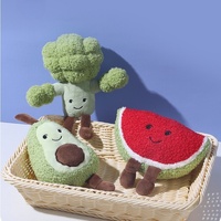 Jouet en peluche anti-rayures en forme de fruit, jouet à mâcher doux pour chiens de petite et moyenne taille, accessoires pour chiens, vêtements pour animaux de compagnie