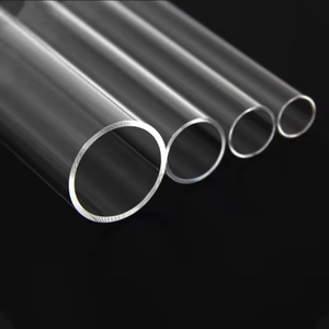 Tubo in Vetro di Quarzo Trasparente ad Alta Purezza OD203 WT5 L313 con Servizi di Piegatura/Saldatura/Taglio, Senza Ozono, per Uso in Laboratorio/Forno - Product Image 2