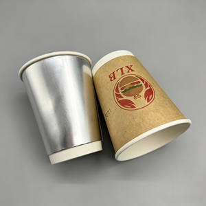 Gobelets en papier personnalisés avec revêtement PE et couvercles, anti-fuite pour boissons chaudes et froides, poids et dimensions personnalisés, commande en gros, fabricant - Product Image 3