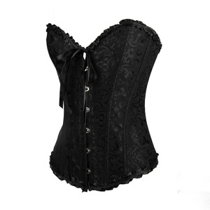 All'ingrosso Sexy <span class=keywords><strong>corsetto</strong></span> Steampunk <span class=keywords><strong>per</strong></span> le donne Overbust Off spalla Costume Bustier Crop donna - Product Image 1