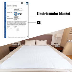 Couverture chauffante électrique 220 V à 4 niveaux de chaleur, double zone, sous-<span class=keywords><strong>matelas</strong></span> chauffant électrique - Product Image 2