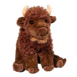 New Custom Brown Bison Buffalo mềm Plush Thú nhồi bông đồ chơi - Product Image 2