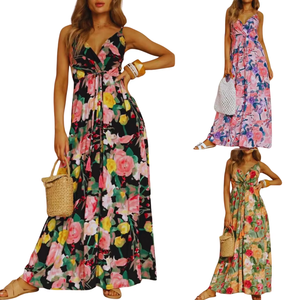 Nuovo Arrivo 2026: Abito Lungo da Donna Elegante con Motivo Geometrico, Vestibilità Ampia, Maniche Lunghe, Casual, Eco-Friendly, Vita Naturale, per Uso Quotidiano - Product Image 6