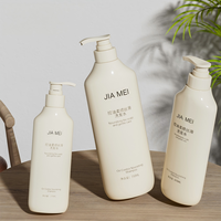 Flacons de luxe Boston ovales en PET sérigraphiés pour cosmétiques, lotions et shampoings avec bouchon pompe doré