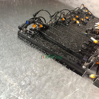 Barra de Luz LED para Pared de 54 LED, 12W-120W, RGB+CCT, Control DMX512, IP65, Construcción de Aluminio, Iluminación para Escenarios de Fiestas y DJ