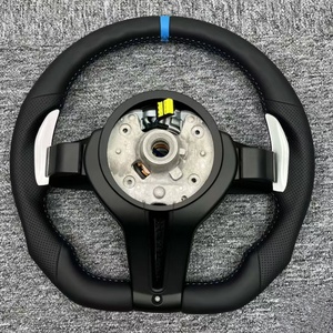 Volant de voiture en cuir personnalisé pour <span class=keywords><strong>BMW</strong></span> F31 F36 F80 F82 F90 E70 <span class=keywords><strong>E80</strong></span> E91 E71 F01 F10 F11 F15 F20 F22 F30 F32 F33 F34 - Product Image 6