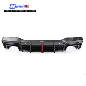 Diffuseur arrière en fibre de carbone style CMST V1 pour Ford Mustang Gen7 S650 2024 et suivants - Product Image 1