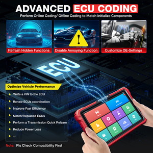 Kingbolen Mới Nhất K10 Pro Đầy Đủ Hệ Thống Hai Chiều Quét Công Cụ Bluetooth OBD2 Scanner Topology Bản Đồ ECU Mã Hóa Nâng Cấp của K10 - Product Image 2