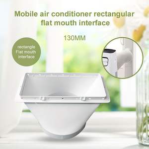 Accessoire rectangulaire à <span class=keywords><strong>bouche</strong></span> plate pour climatiseur, accessoire de climatisation, vente en gros, mm - Product Image 3