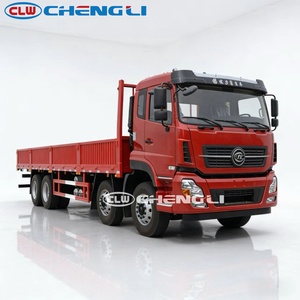 Camion de fret ouvert Chengli 8x4 robuste avec benne à ridelles renforcée pour le transport de matériaux de construction - Product Image 1
