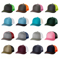 Casquette de sport en gros personnalisable avec logo, casquette de camionneur unie en coton de haute qualité pour hommes et femmes, en stock