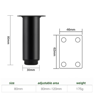 Patas de Soporte Telescópicas Reforzadas para Muebles, Ajustables en Altura, para TV, Cama o Sofá - Product Image 4