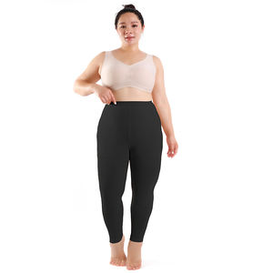 Stoking Kompresi Tanpa Kaki Ukuran Plus Khusus, Penyangga Bertahap, Bahan Nilon, Tinggi Pinggang, 20-30 mmHg, Anti Varises - Product Image 3