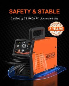 Hochwertige Neue Stab-/Lichtbogenschweißmaschine <span class=keywords><strong>160A</strong></span> Inverter-Schweißgerät mit IGBT-Technologie, Großem LED-Display, Tragbares SYN MMA/TIG-Schweißgerät - Product Image 4