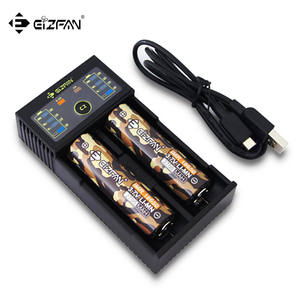 高品质Efan C2 <span class=keywords><strong>2</strong></span> bay IMR AA AAA手电筒电池通用USB充电器 - Product Image 4