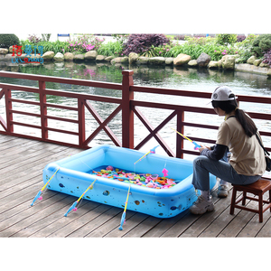 <span class=keywords><strong>Pataugeoire</strong></span> pour chien gonflable pliable en PVC personnalisée <span class=keywords><strong>Mini</strong></span> piscine de jardin à air infusé pour animaux de compagnie - Product Image 6
