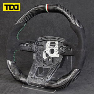 Volante Deportivo de Fibra de Carbono Real TDD Compatible con Lamborghini URUS HURACAN LP640 LP650 LP670, Estilo Deportivo para Interior de Auto - Product Image 4