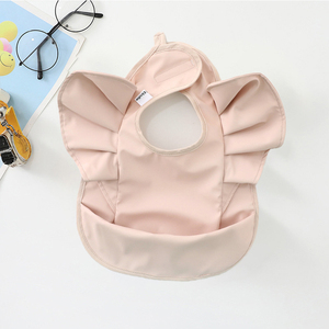 Babero de Bebé Personalizado Impermeable de PU, Impreso con Logotipos. Vestido de Protección Antideslizante para Pintura de Guardería - Product Image 1