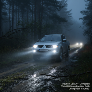 Juego de Luces Antiniebla LED Xenón Blancas Compatibles con Mitsubishi L200 2014 para Conducir, Hechas en Turquía - Product Image 3