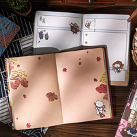 1 carnet de notes A5 The Lynx's Daily Musings, un magnifique cadeau, un joli journal intime avec des pages colorées