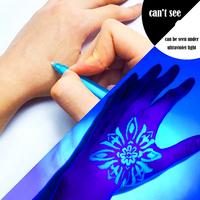 Stylo détecteur d'argent tendance, stylo marqueur secret personnalisé mignon, cadeau pour enfants, stylo à encre invisible kawaii