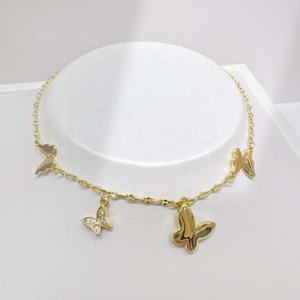 Pulseras de plata 925 al por mayor con diseño de estrella y trébol, lazo bonito, cadena de mano delicada chapada en oro, moda para mujer, macramé - Product Image 4