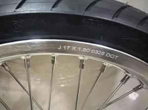 Surron Light Bee X Talaria MX3 <span class=keywords><strong>MX4</strong></span> X3 1.6x17/2.15x17,70/90-17 90/80-17 LBX Silber Chrom On-Road Supermoto Felgen Radsatz - Product Image 5