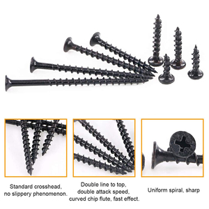 Negro fosfatado Jk Fix autorroscante Tianjin <span class=keywords><strong>tornillo</strong></span> de pared seca paneles de yeso tornillos negros Corse cajas <span class=keywords><strong>6</strong></span> <span class=keywords><strong>1</strong></span>/4 3 "Tianjin 6x1 <span class=keywords><strong>1</strong></span>/<span class=keywords><strong>8</strong></span> - Product Image 2