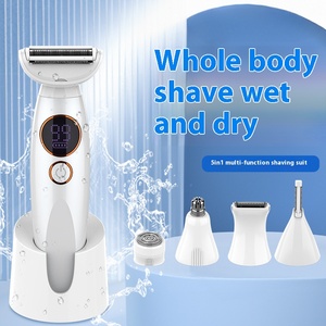 IRUIBEAUTY - Set de Depilación 5 en 1 para Mujer con Logotipo Personalizado, Depiladora Impermeable IPX7 con Removedor para Zonas Públicas y Privadas - Product Image 2