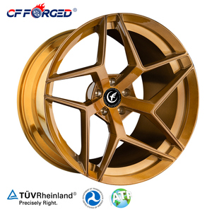 Jantes en alliage forgé monobloc à rayons en Y personnalisées en <span class=keywords><strong>bronze</strong></span>, 20 et 21 pouces, 5x112, pour <span class=keywords><strong>Lamborghini</strong></span> Huracan Aventador <span class=keywords><strong>Urus</strong></span> Racing Performance - Product Image 2