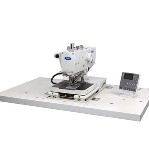 Machine à coudre industrielle neuve DT9820 à point noué, plate, manuelle, à une aiguille, avec moteur, haute vitesse, pour boutonnières et œillets - Product Image 1