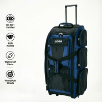 Sac de transport ultime avec roulettes, durable toutes saisons, sac de transport pour équipement d'équipe, sac de transport utilitaire de niveau professionnel