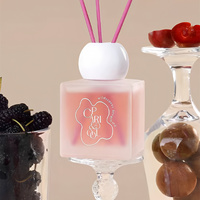 Ensemble diffuseur de parfum à bâtonnets en verre, sans plomb, écologique, pour la décoration intérieure, longue durée, pour une air frais durable